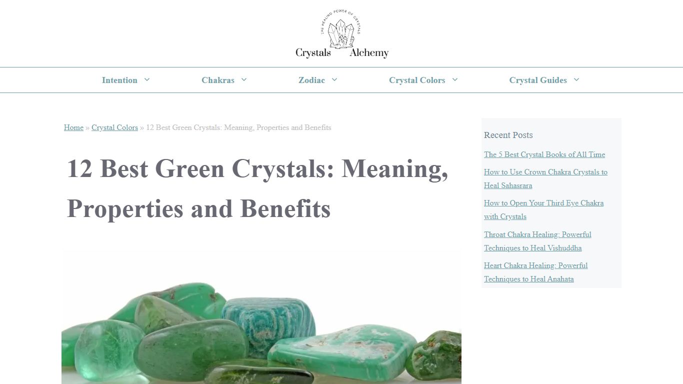 12 Best Green Crystals: Meaning, Properties and Benefits